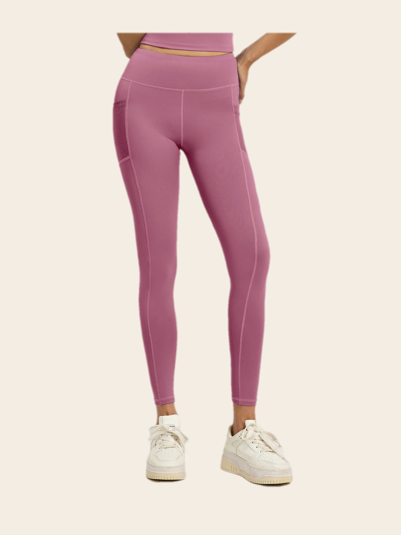 Lumina Leggings — Red Bean Pink