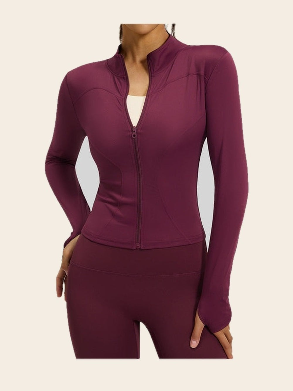 Lira Jacket — Plum