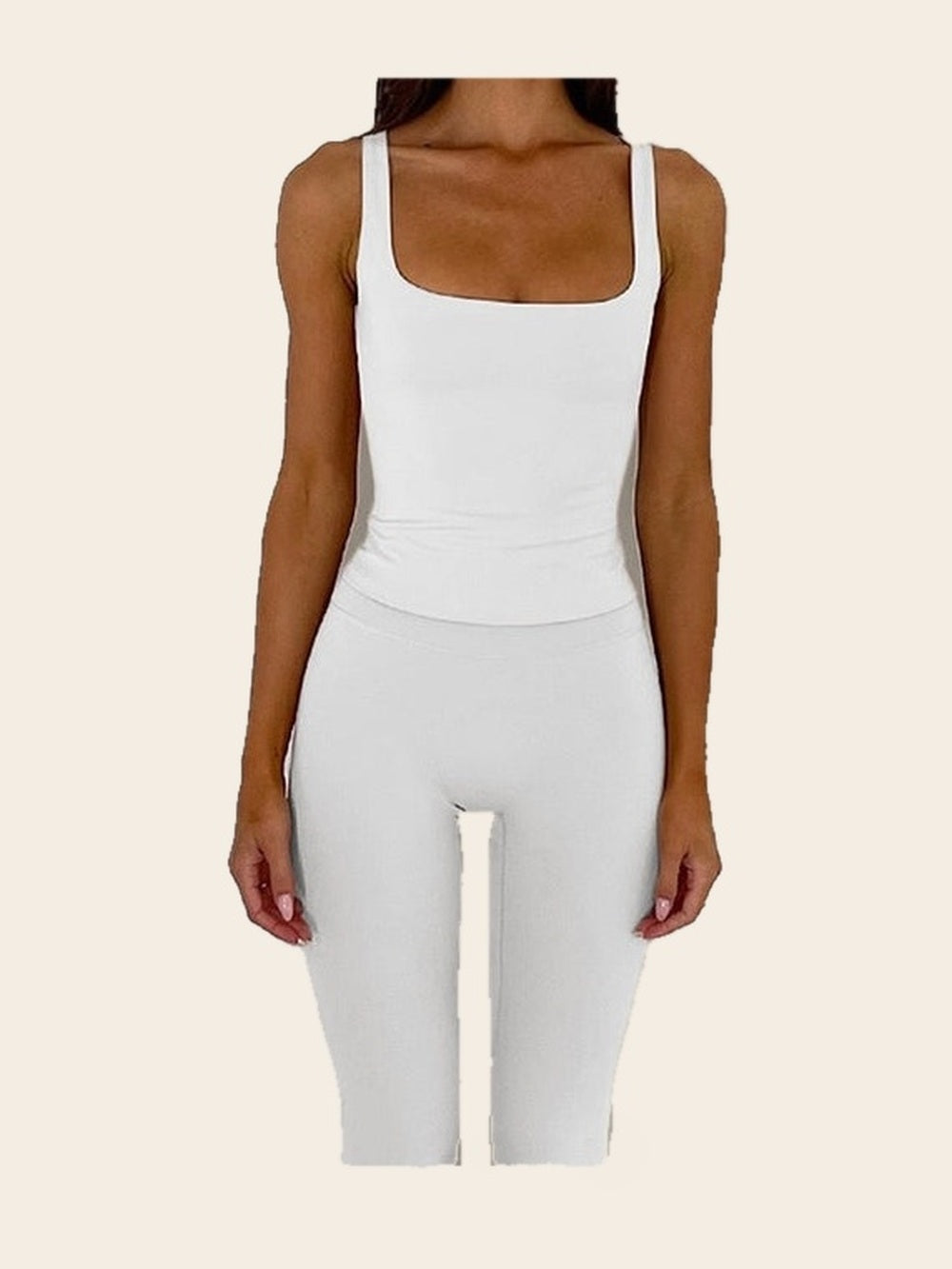 Nimbra Set — Shorts · Greige