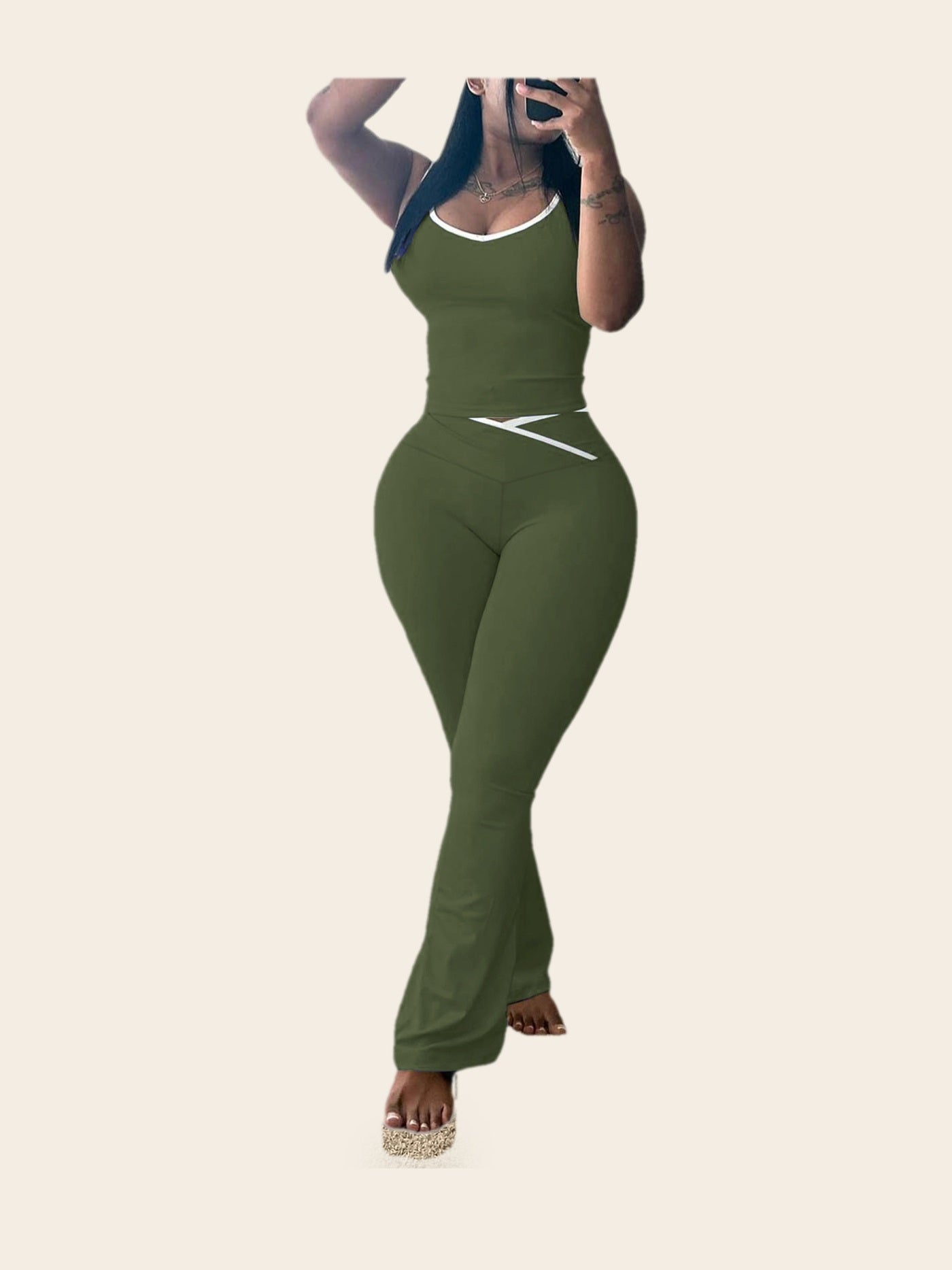 Conjunto Alba — Verde oscuro